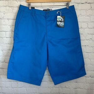 Street Jeans Mens Royal Blue Baggy Skater Shorts size 36 NEW RN# 75796